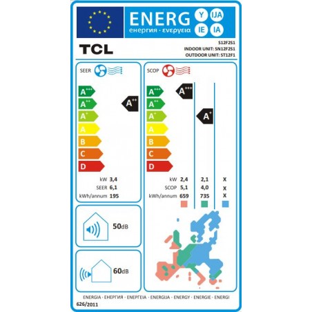 Aire Acondicionado Split Tcl S24F2S1 Elite Wifi