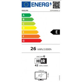 Televisor Led Philips 32PHS6808 Smart Tv 32"