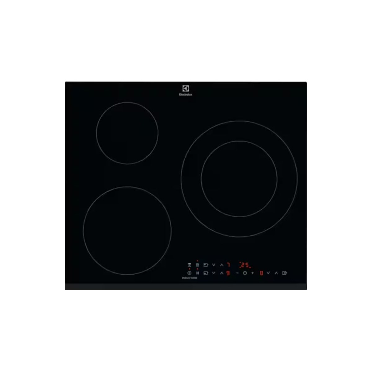 Placa Electrolux KIT60336B de 28cm 3 Fuegos Inducción