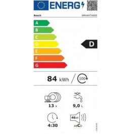 Lavavajillas Bosch SMH4HTX00E de 60 cm 13 Servicios