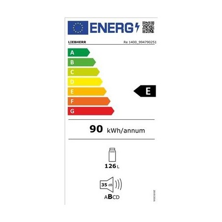 Frigo Liebherr Re1400 de 85cm 125 Litros