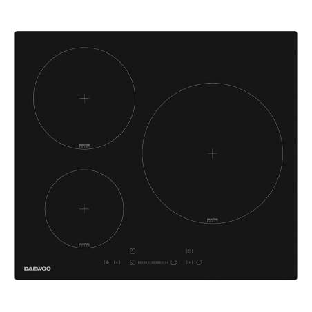 Placa de Inducción Daewoo BH6ISF31BNMES de 60 cm 3 Zonas