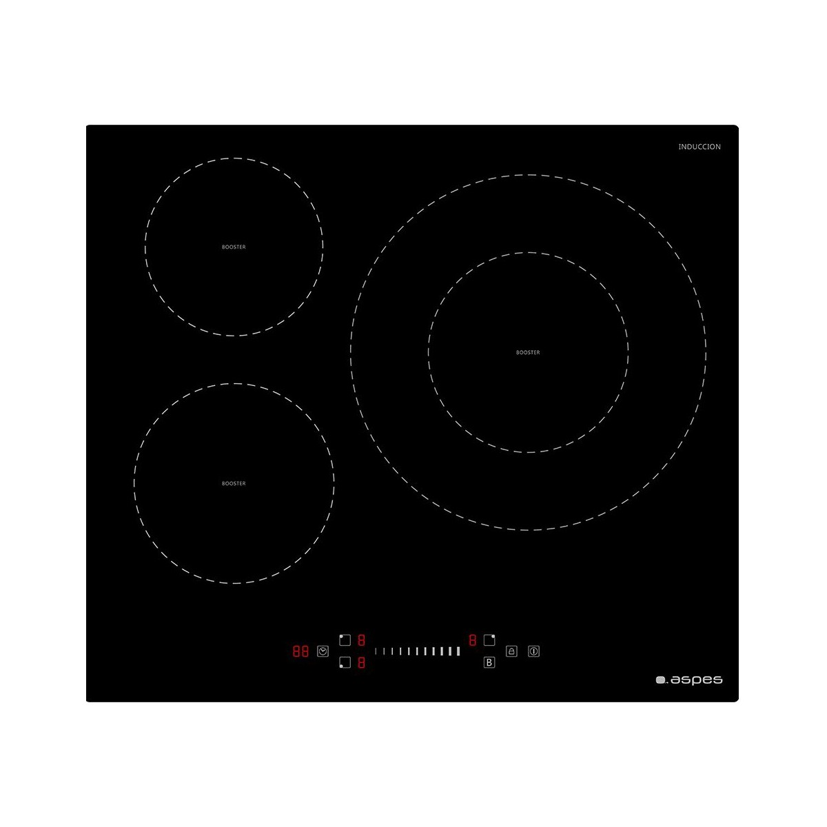 Placa de Inducción Aspes AI3601SB32 de 60cm