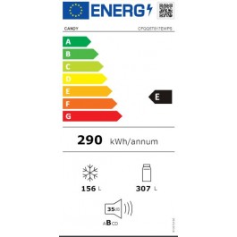 Frigorifico Americano Candy CFQQ5T817EWPS de 182cm NoFrost