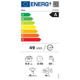 Lavadora Balay 3TS995BP de 9kg 1400 rpm