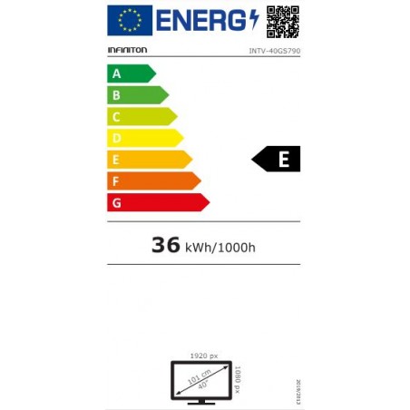 Televisor Infiniton INTV-40GS790 de 40" Full HD