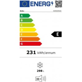 Congelador horizontal BEKO HSM29540 de 298 Litros