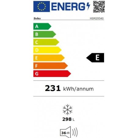 Congelador horizontal BEKO HSM29540 de 298 Litros