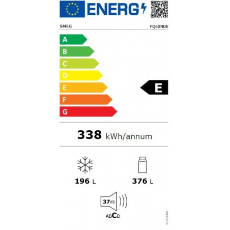 Frigorifico Smeg FQ60NDE de 192cm NoFrost