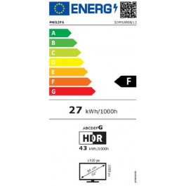 Televisor Philips 32PRS6908 de 32" Ambilight Led FHD Smart Tv