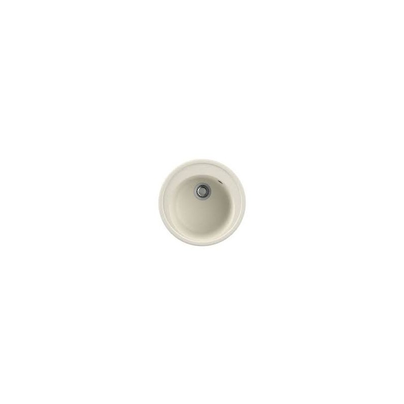 Fregadero Nodor 4077 NorGranite Oval de 51cm Beige