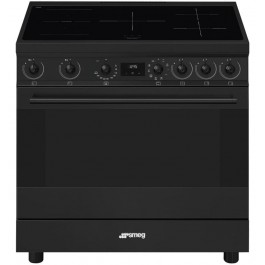 Comprar Cocina de Inducción SMEG C9IMN2  Serie Selección de 90cm Negro Oferta Outlet