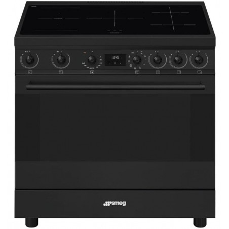 Cocina de Inducción SMEG C9IMN2  Serie Selección de 90cm Negro