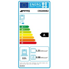 Cocina de Gas SMEG C9GMMB2 Serie Selección de 90cm Negro