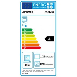 Cocina de Gas SMEG C9GMX2 Serie Selección de 90cm Acero Inoxidable