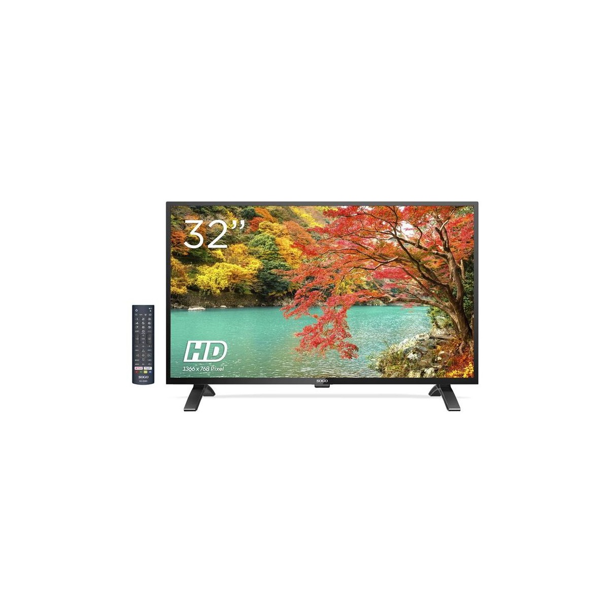 Televisor Smart TV Sogo SS3265 de 32" Led