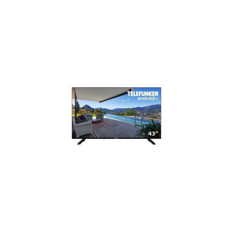 Televisor Smart TV Telefunken 43DTUA523  de 43" LED