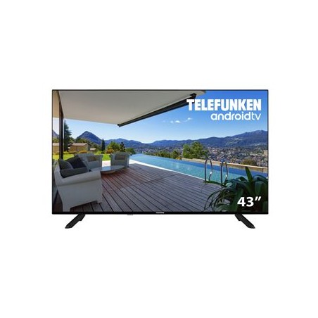 Televisor Smart TV Telefunken 43DTUA523  de 43" LED