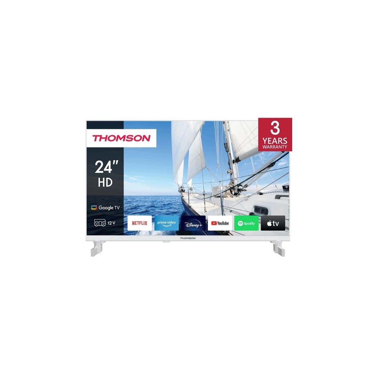 Televisor Smart TV Thomson 24HG2S14CW de 24" HD