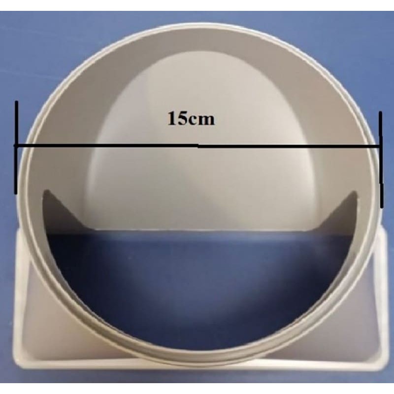 Adaptador a tubo circular Teka DHT97670ROS de 150mm