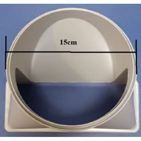 Adaptador a tubo circular Teka DHT97670ROS de 150mm