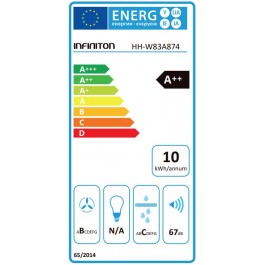 Placa Inducción con Extracción INFINITON HH-W83A874 90 cm