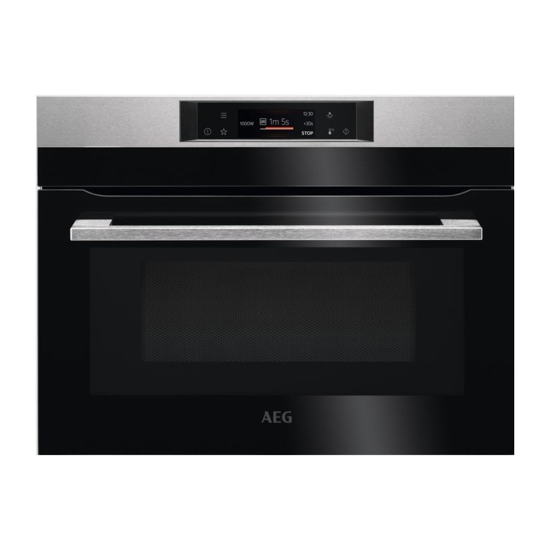 Horno COMPACTO AEG KMK761080M DE FÁCIL LIMPIEZA