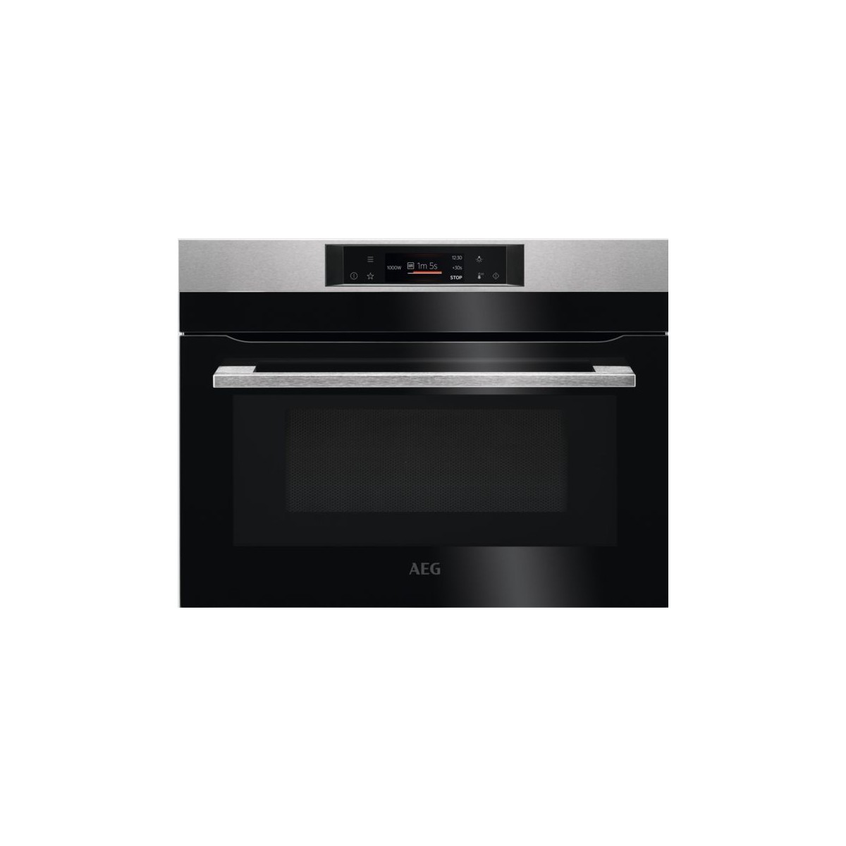 Horno COMPACTO AEG KMK761080M DE FÁCIL LIMPIEZA