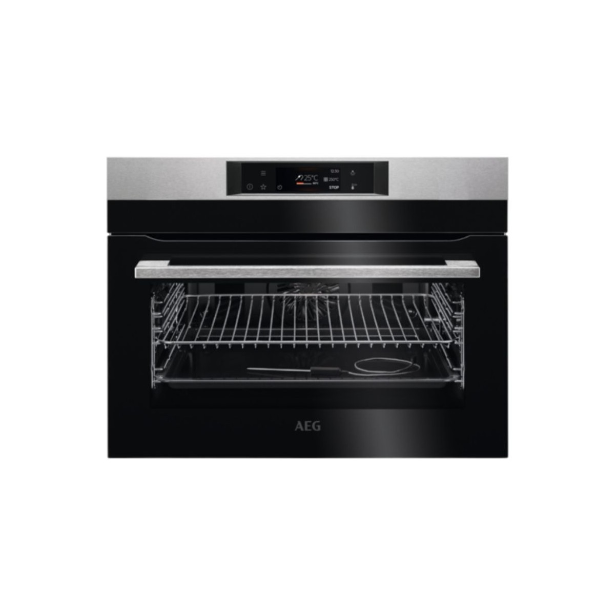 Horno Aeg KPK742280M de 60cm compacto Pirolitico