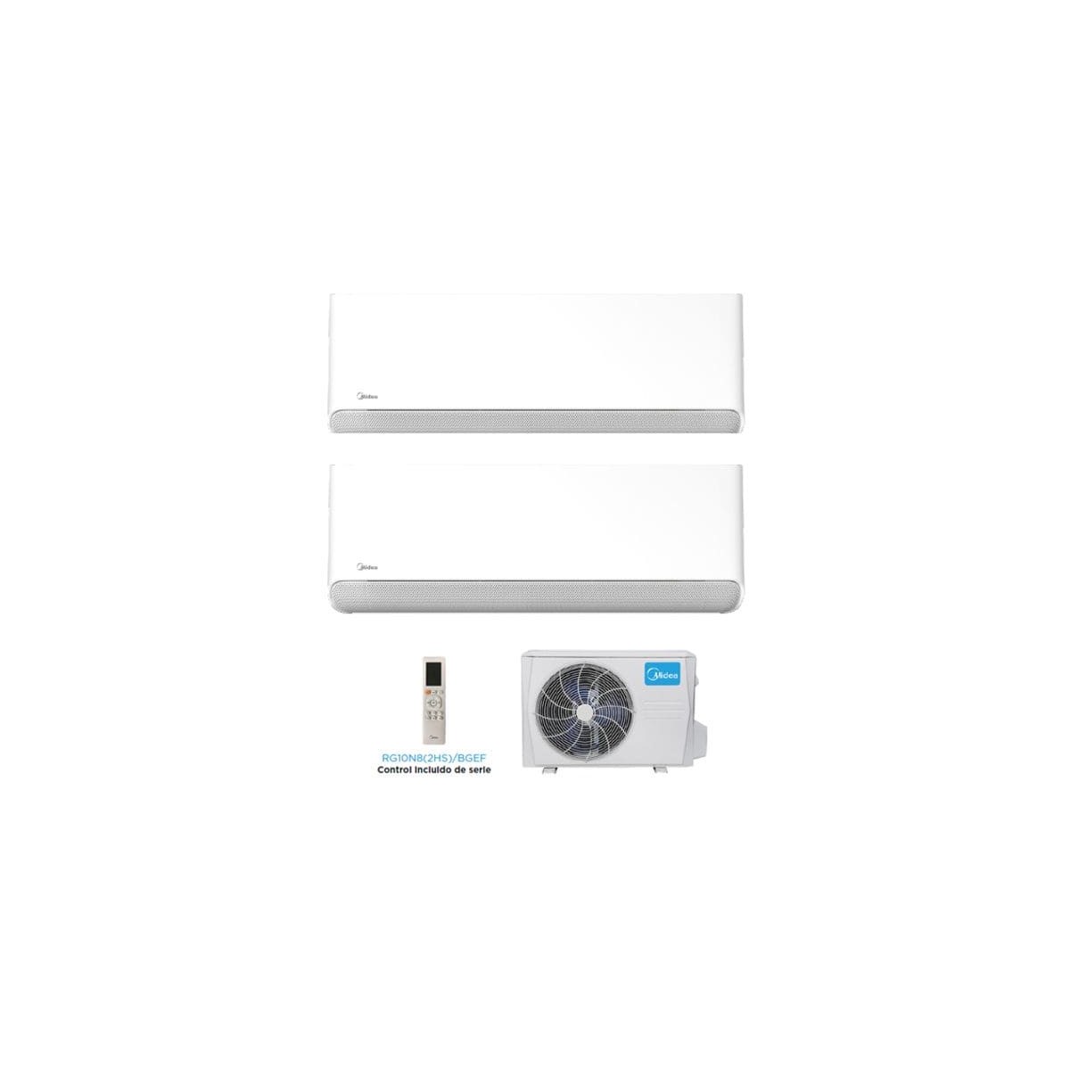 Aire Acondicionado Midea Clima 13950401 Multi 2X1 5,2KW BREEZELESS E (09+12)