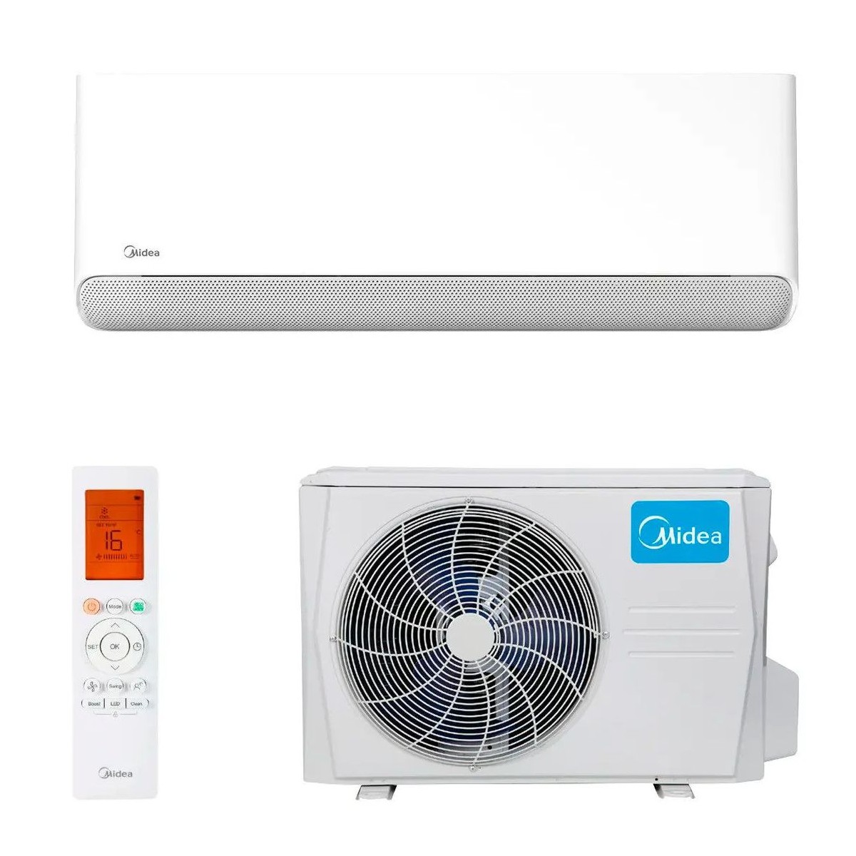 Aire Acondicionado Midea Clima 13950386 Breezeless E 35(12)N8