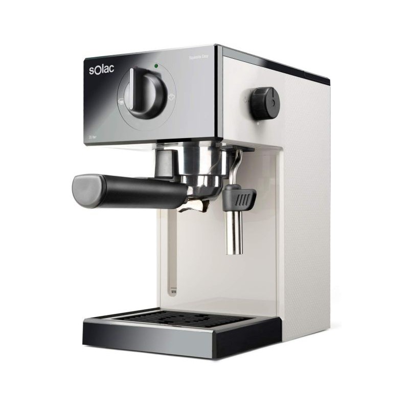 Cafetera Solac SQUISSITA EASY IVORY de 1050w 1.5 Litros Naranja y Negro