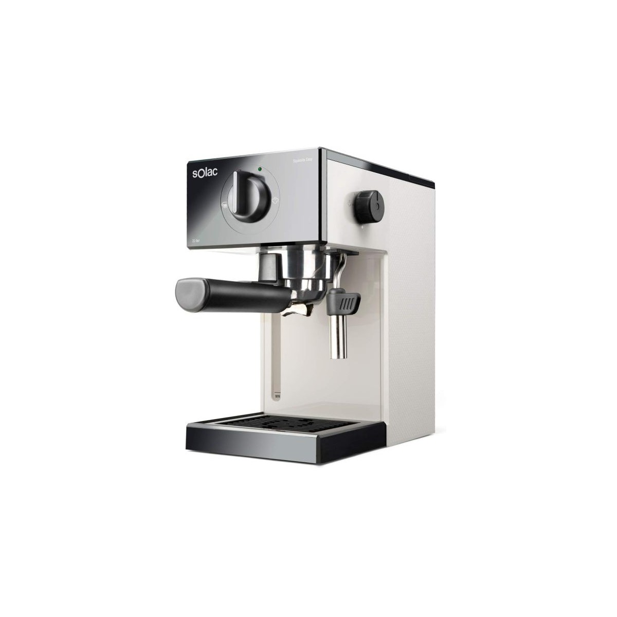 Cafetera Solac SQUISSITA EASY IVORY de 1050w 1.5 Litros Naranja y Negro