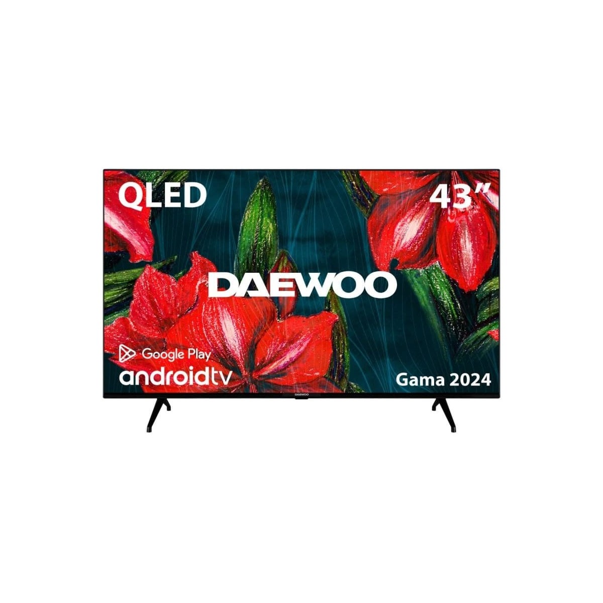 Televisor Daewoo D43DM55UQPMS de 43" Led 4k Smart Tv