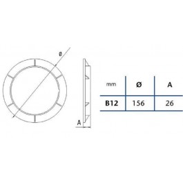 Comprar Anillo de Fijacion Cata con Rosca para Ventilador B-12 Oferta Outlet