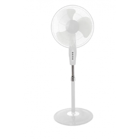 Ventilador Pie Infiniton BN546 45CM 50W Temporizador Blanco