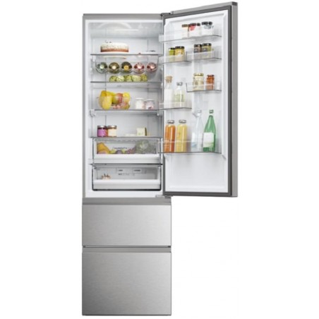 Frigorifico Combi Haier HTW5620CNMG de 205cm No Frost Inox