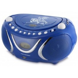 Radio Metronic M477132 Am Fm Cd Mp3 Azul