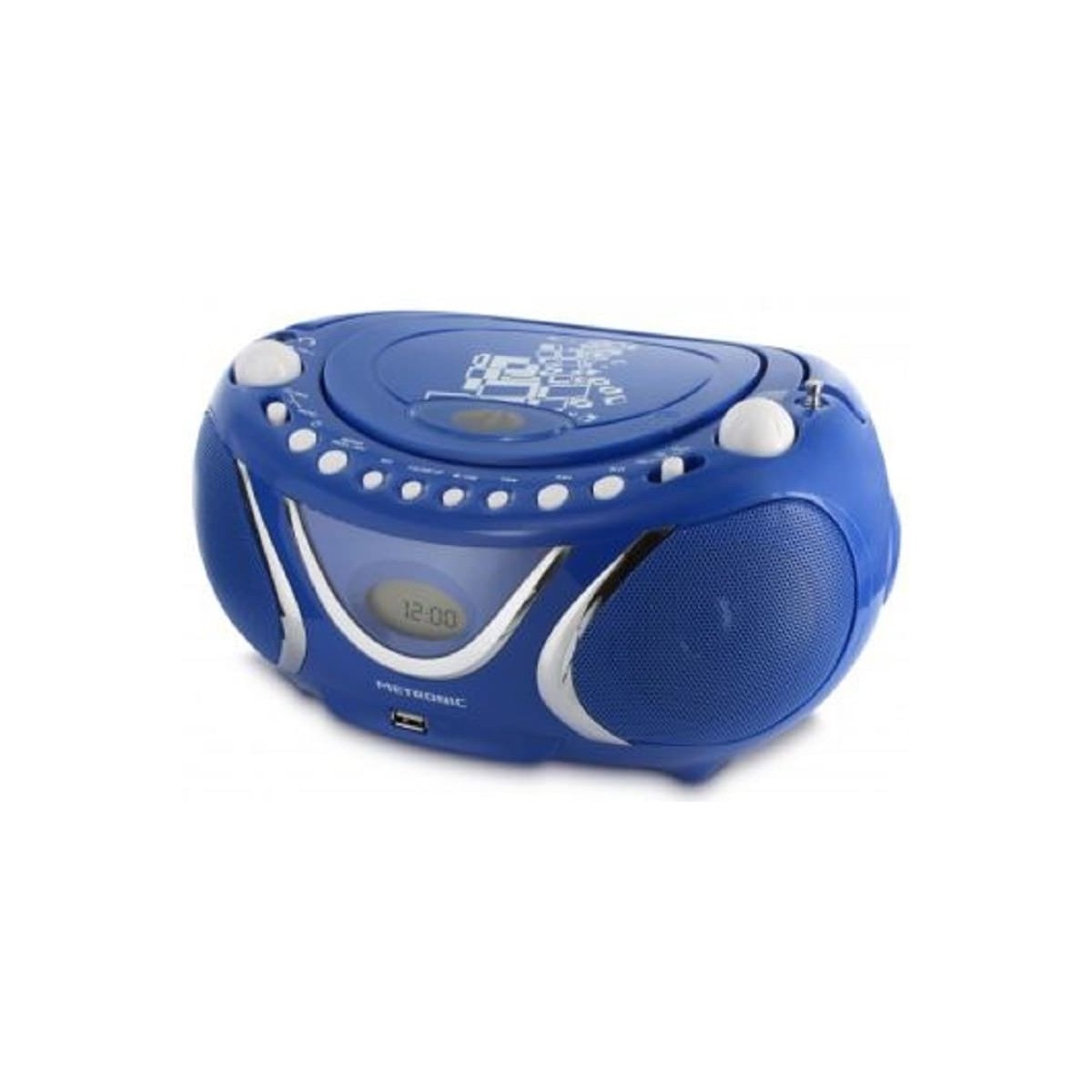 Radio Metronic M477132 Am Fm Cd Mp3 Azul