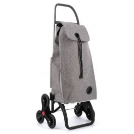 Carro Compra Rolser I-Max Tweed 6 Ruedas de 43L Gris