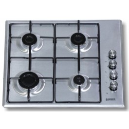 Comprar Encimera de Gas Rommer PGX24 de 60cm Inox 4 Fuegos Oferta Outlet