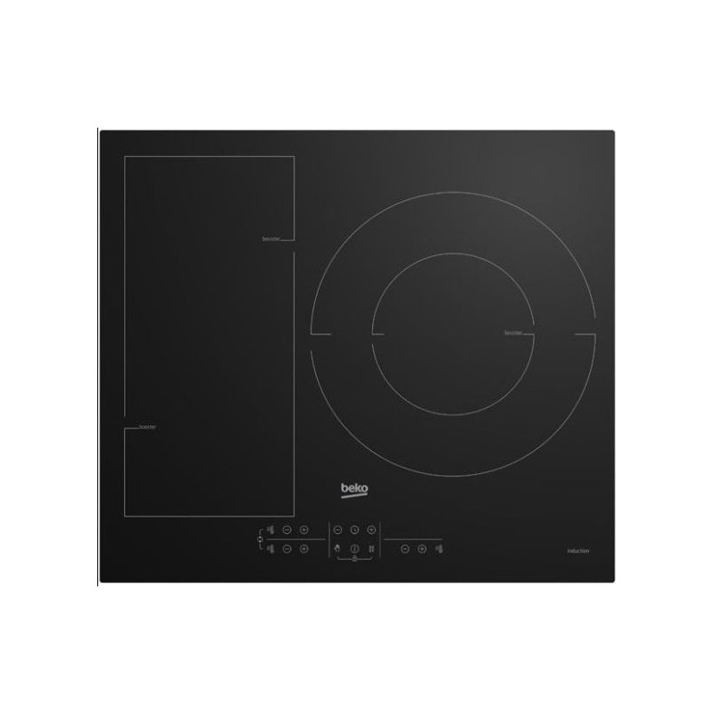 Placa de Inducción Beko HII63201FMT de 60 cm 3 Zonas