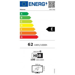 Televisor Hisense 55E77NQ de 55" Led 4k Smart Tv