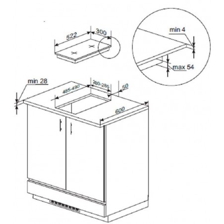 Encimera Fagor 3MI21AC de 2 Zonas Induccion Modular