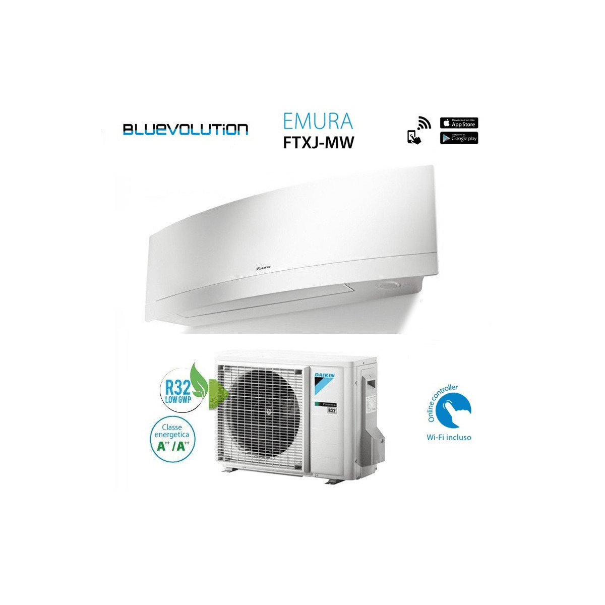 Aire Acondicionado Unidad Interior Daikin FTXJ50MW  De Pared