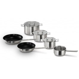 Comprar Set de Menaje Premium Ollas y Sartenes para Inducción Bosch HEZ9SE060 de 6 piezas Oferta Outlet