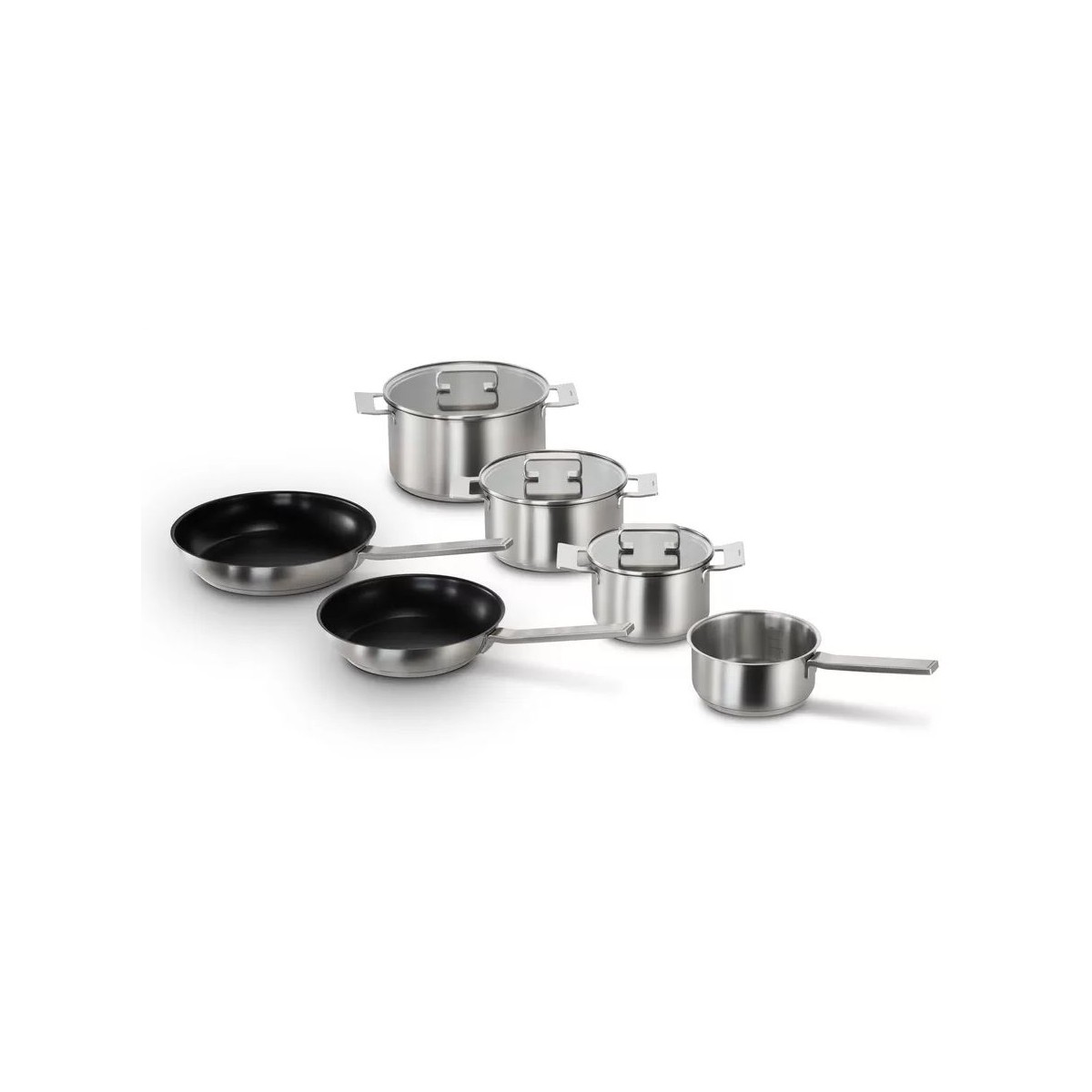 Set de Menaje Premium Ollas y Sartenes para Inducción Bosch HEZ9SE060 de 6 piezas