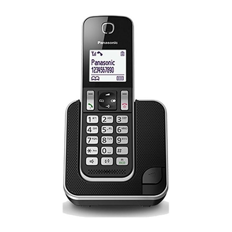 TELÉFONO PANASONIC DECT KX-TGD310SPB NEGRO MANOS LIBRES