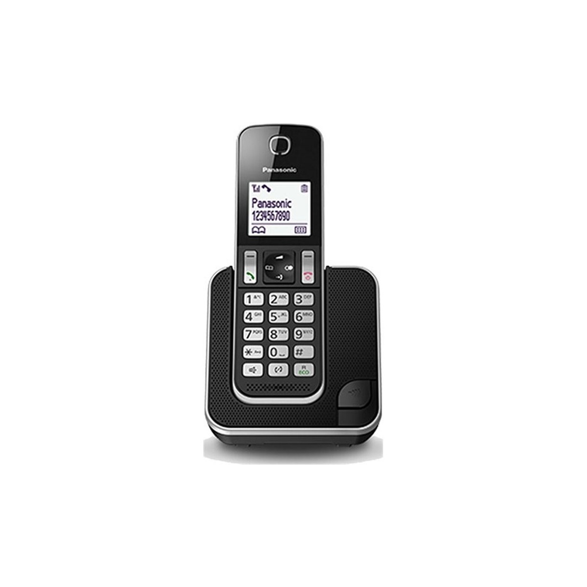 TELÉFONO PANASONIC DECT KX-TGD310SPB NEGRO MANOS LIBRES