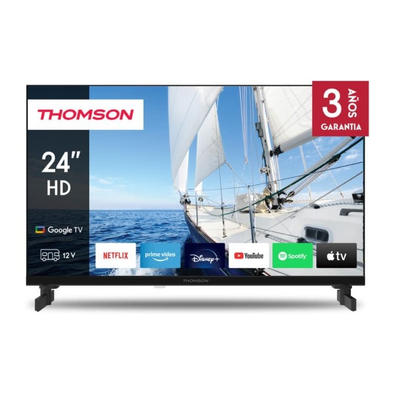 Televisor Thomson 24HG2S14C de 24" HD Negro 12V